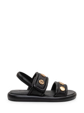 PINKO - Ciabatta in Pelle con Dettaglio Metallico - Nero - LIDIASHOPPING® - Official Website