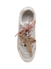 PINKO - Sneaker in pelle e suede con dettagli metallici - Bianco - LIDIASHOPPING® - Official Website