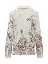 SEMICOUTURE - Camicia Ava con Stampa Floreale - Bianco - LIDIASHOPPING® - Official Website
