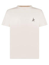 GOLDEN GOOSE KIDS - T-shirt With Star Appliqué - White - LIDIASHOPPING® - Official Website