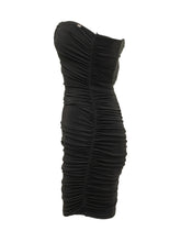 ELISABETTA FRANCHI - Abito Drappeggiato Corto - Nero | Lidia Shopping ® | Official Website