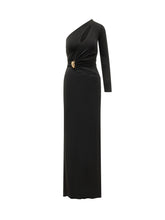 ELISABETTA FRANCHI - One-Shoulder Cut Out Dress - Black - LIDIASHOPPING® - Official Website