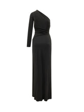 ELISABETTA FRANCHI - One-Shoulder Cut Out Dress - Black - LIDIASHOPPING® - Official Website