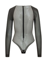 ELISABETTA FRANCHI - Body Ricamato Manica Lunga - Nero - LIDIASHOPPING® - Official Website