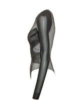 ELISABETTA FRANCHI - Body Ricamato Manica Lunga - Nero - LIDIASHOPPING® - Official Website