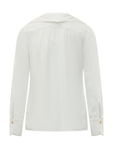 ELISABETTA FRANCHI - V Neck Shirt - White - LIDIASHOPPING® - Official Website
