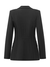 ELISABETTA FRANCHI - Giacca Monopetto Tailored - Nero - LIDIASHOPPING® - Official Website