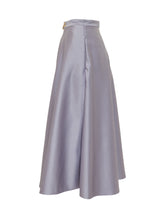 ELISABETTA FRANCHI - Flared Midi Skirt with Chain - Pink - LIDIASHOPPING® - Official Website