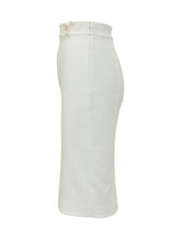 ELISABETTA FRANCHI - Midi Pencil Skirt - White - LIDIASHOPPING® - Official Website