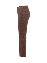 PINKO - Slim-Fit Linen Trousers - Brown - LIDIASHOPPING® - Official Website
