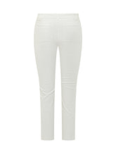 PINKO - Slim-Fit Linen Trousers - White - LIDIASHOPPING® - Official Website