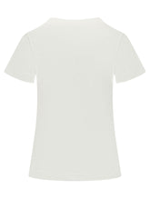 PINKO - T-shirt con Logo Ricamato - Bianco - LIDIASHOPPING® - Official Website