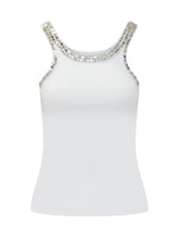 PINKO - Embellished Tank Top - White - LIDIASHOPPING® - Official Website
