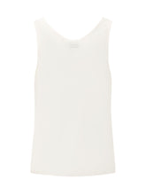 PINKO - Tank Top with Wide Neckline - White - LIDIASHOPPING® - Official Website