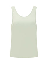 PINKO - Tank Top with Wide Neckline - Green - LIDIASHOPPING® - Official Website