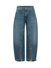 PINKO - Pantaloni con Zip al Fondo - Blu - LIDIASHOPPING® - Official Website