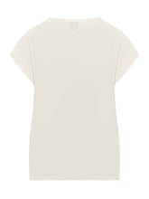 PINKO - Blusa Blossom con Maniche Corte - Bianco - LIDIASHOPPING® - Official Website