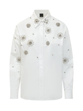 PINKO - Carley Poplin Shirt - White - LIDIASHOPPING® - Official Website