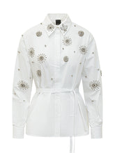 PINKO - Camicia Carley Popeline - Bianco - LIDIASHOPPING® - Official Website