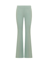 PINKO - Pantalone Svasato a Vita Alta - Verde - LIDIASHOPPING® - Official Website