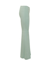 PINKO - Pantalone Svasato a Vita Alta - Verde - LIDIASHOPPING® - Official Website