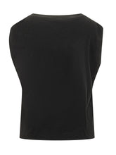 PINKO - Sleeveless Top with Shoulder Detail - Black - LIDIASHOPPING® - Official Website