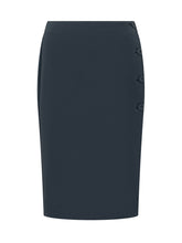 PINKO - Gonna Midi con Bottoni Laterali - Blu - LIDIASHOPPING® - Official Website