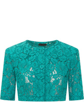 PINKO - Lace Platano Spencer with Buttons - Green - LIDIASHOPPING® - Official Website