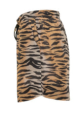 PINKO - Animal Print Drawstring Shorts - Brown - LIDIASHOPPING® - Official Website