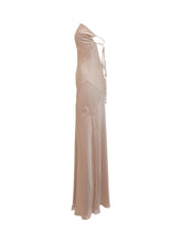PINKO - Abito Farro Satin - Rosa - LIDIASHOPPING® - Official Website
