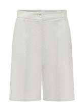 PINKO - Bermuda Bryana a Vita Alta - Bianco - LIDIASHOPPING® - Official Website