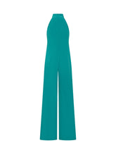PINKO - Tuta Dragon Fruit con Scollo Halter - Blu | Lidia Shopping | Official Website