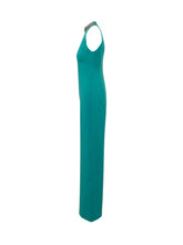 PINKO - Dragon Fruit Halter Neck Jumpsuit - Blue - LIDIASHOPPING® - Official Website