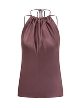 PINKO - Carota Satin Top - Red - LIDIASHOPPING® - Official Website