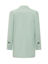 PINKO - Giacca Mandarino Double - Verde - LIDIASHOPPING® - Official Website