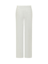 PINKO - Eucalipto Trousers - White - LIDIASHOPPING® - Official Website