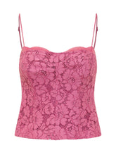 PINKO - Lace Bustier with Straps - Pink - LIDIASHOPPING® - Official Website