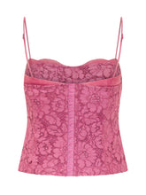 PINKO - Lace Bustier with Straps - Pink - LIDIASHOPPING® - Official Website