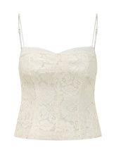 PINKO - Bustino in Pizzo con Spalline - Bianco - LIDIASHOPPING® - Official Website