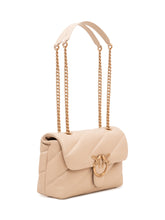 PINKO - Love Puff Shoulder Bag with Chain - Beige - LIDIASHOPPING® - Official Website