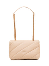 PINKO - Love Puff Shoulder Bag with Chain - Beige - LIDIASHOPPING® - Official Website