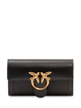 PINKO - Love One Wallet with Flap and Front Pocket - Black - LIDIASHOPPING® - Official Website