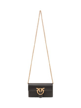 PINKO - Love One Wallet with Flap and Front Pocket - Black - LIDIASHOPPING® - Official Website