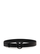 PINKO - Love Berry Belt with Front Buckle - Black - LIDIASHOPPING® - Official Website