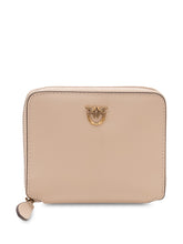 PINKO - Zip Around Wallet with Zip Closure - Beige - LIDIASHOPPING® - Official Website