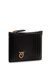 PINKO - Cardholder with Zip and Slots - Black - LIDIASHOPPING® - Official Website