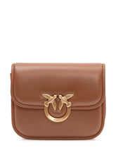 PINKO - Love Box Mini Bag with Flap - Brown - LIDIASHOPPING® - Official Website
