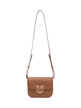 PINKO - Love Box Mini Bag with Flap - Brown - LIDIASHOPPING® - Official Website
