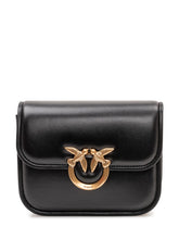 PINKO - Love Box Mini Bag with Flap - Black - LIDIASHOPPING® - Official Website