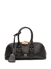 PINKO - Bowling Baguette Bag with Handles - Black - LIDIASHOPPING® - Official Website